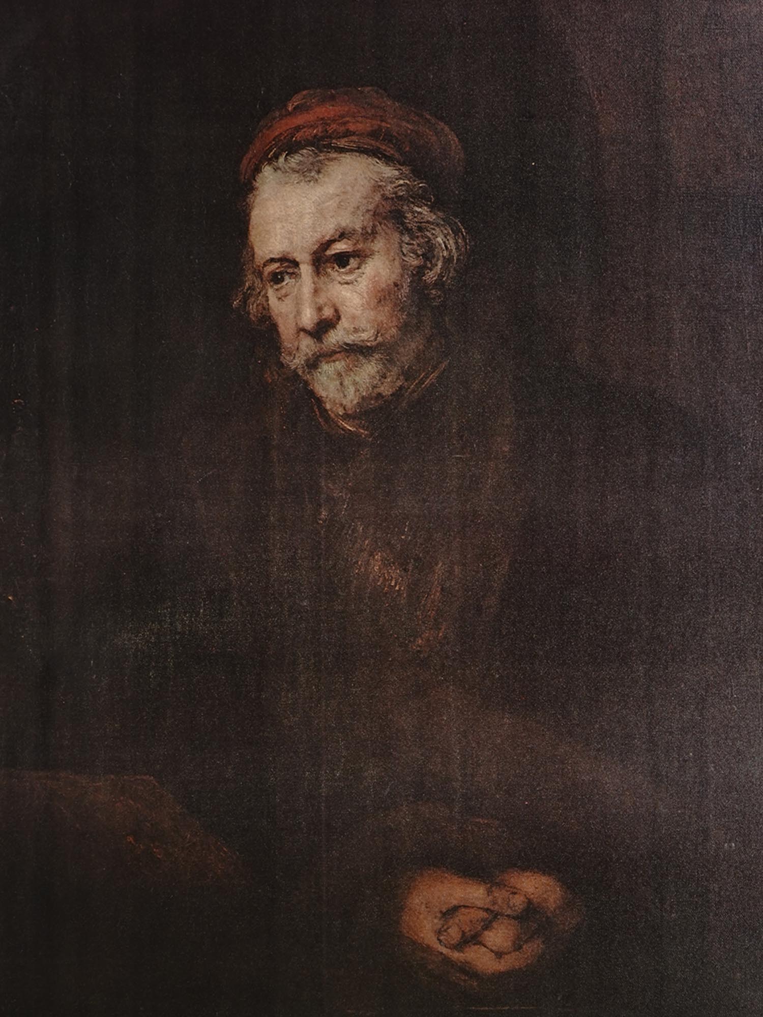 ELDERLY MAN AS SAINT PAUL PRINT REMBRANDT PIC-1